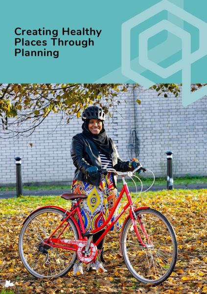 Front cover of 'Creating health through planning' report